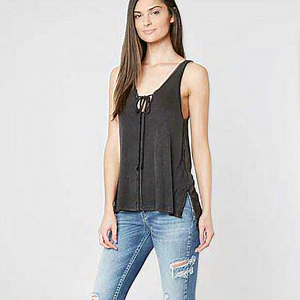 We The Free Black Tank Top